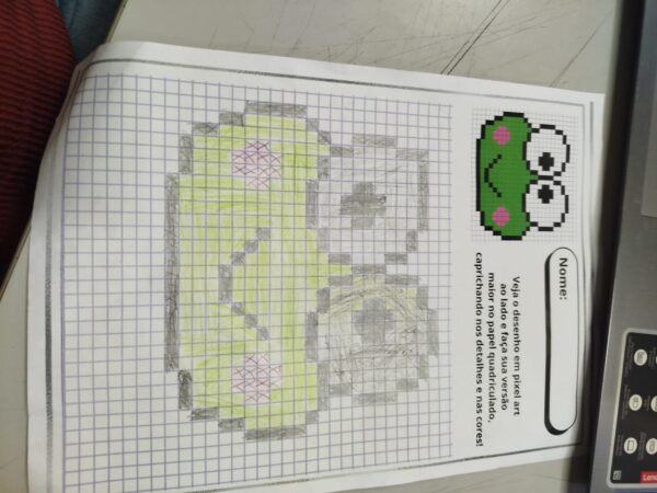 Atividades de Pixel Art para Desenvolver Foco e Coordenação – Material PDF com Vários Níveis - Imagem 8