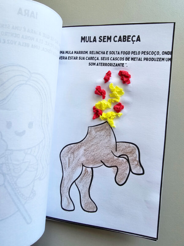 LIVRINHO DO FOLCLORE BRASILEIRO – PARA COLORIR E APRENDER! - Imagem 3