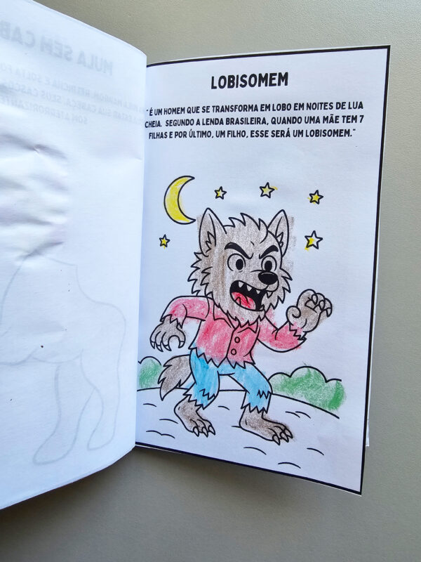 LIVRINHO DO FOLCLORE BRASILEIRO – PARA COLORIR E APRENDER! - Imagem 6