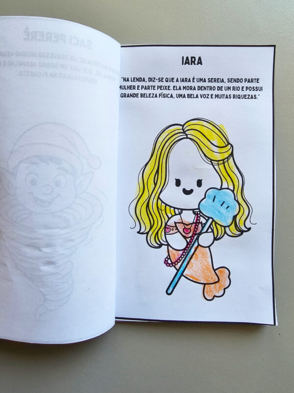 LIVRINHO DO FOLCLORE BRASILEIRO – PARA COLORIR E APRENDER! - Imagem 4