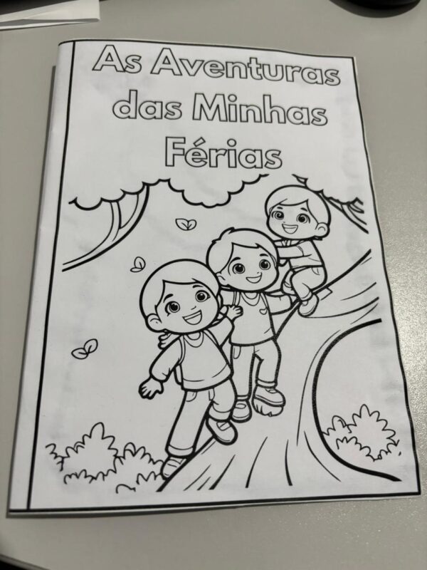 As Aventuras das minhas férias - Livrinho minhas férias