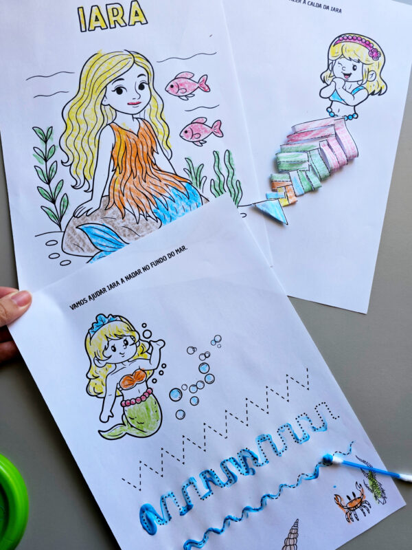 Iara Encantada – Atividades Interativas do Folclore em PDF - Imagem 5