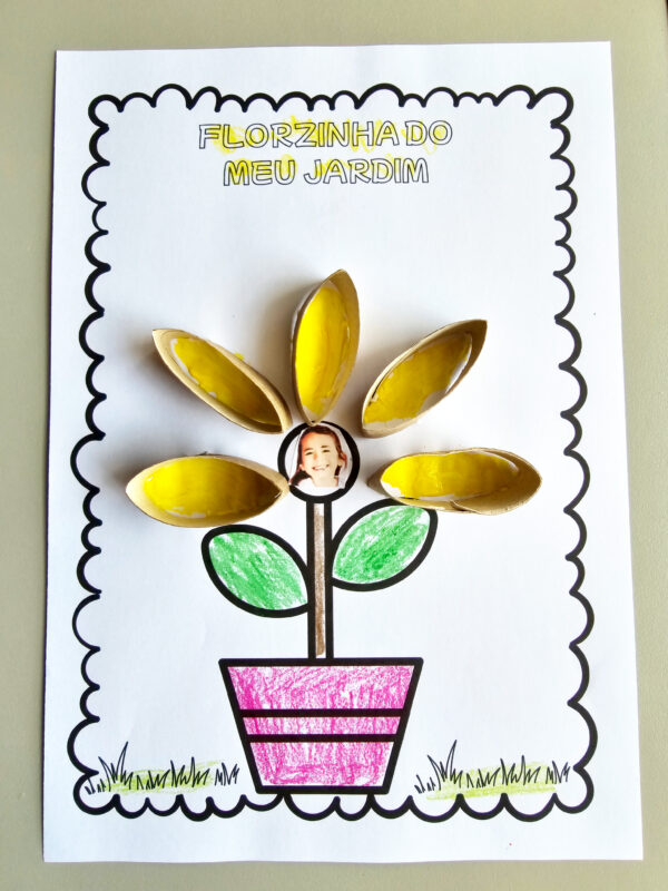 A Florzinha do meu Jardim – Atividade de Primavera - Imagem 3