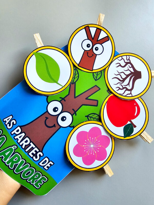 Luva das Partes da Árvore – Aprendizado Lúdico para a Educação Infantil