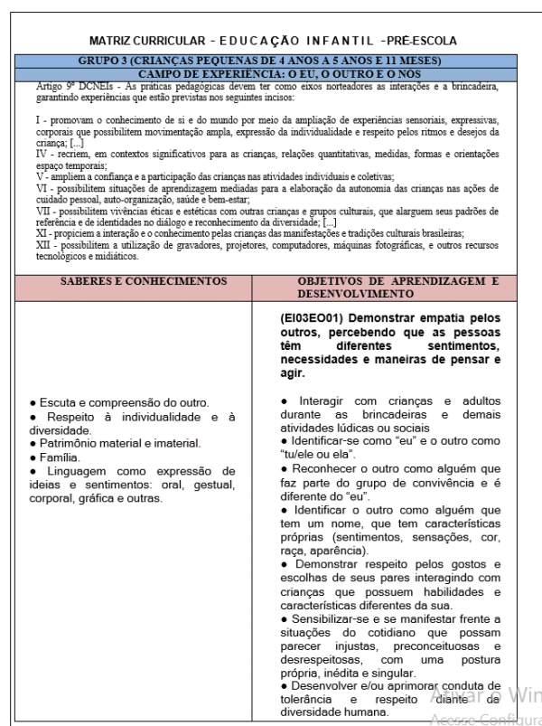 Planejamento Anual Educação Infantil (4 anos até 5 anos11m) | BNCC + 5 Projetos | Material Editável - Imagem 5