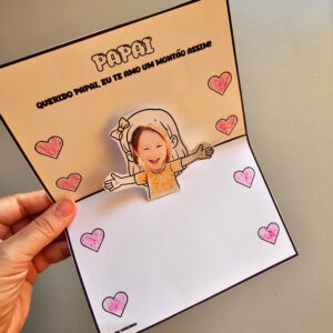 Cartão 3D para o Papai (PDF)