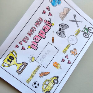 Alternative view of Folha de Atividade "Eu amo meu papai" (PDF)