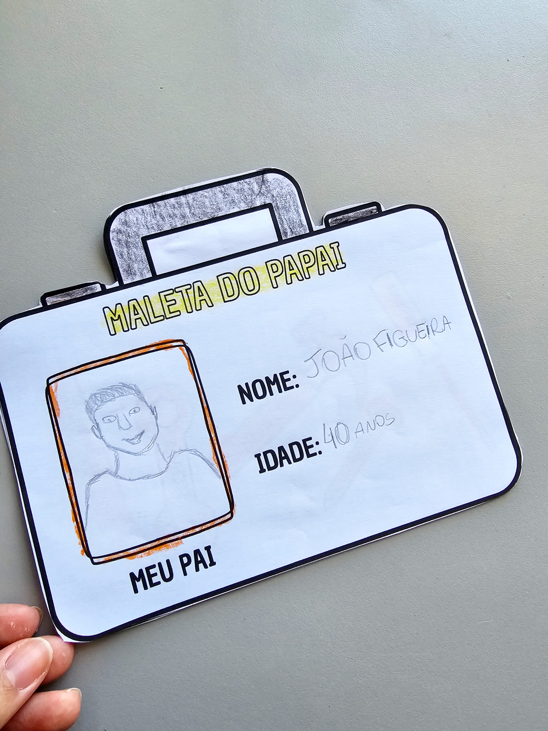 MALETA DO PAPAI - ATIVIDADE DIA DOS PAIS