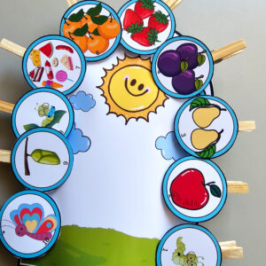 Kit Lagarta Comilona 3 em 1 – Atividades Lúdicas em PDF