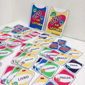 Alternative view of Uno da Leitura com Tema Divertidamente – Jogo Educativo para Desenvolver a Leitura