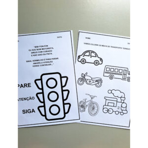 Atividades Semana do Trânsito em PDF – 8 páginas prontas para imprimir