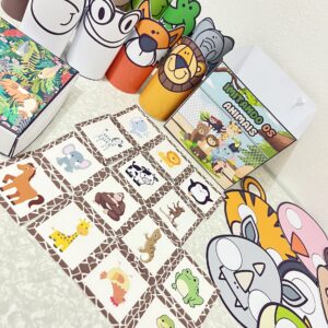 Alternative view of Caixa imitando os animais