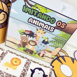 Caixa imitando os animais