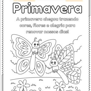 Material Pedagógico Primavera – PDF com 26 Páginas de Atividades