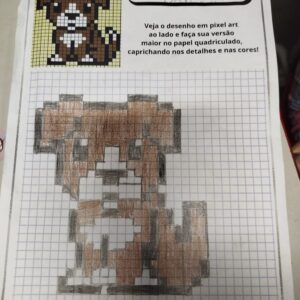 Alternative view of Atividades de Pixel Art para Desenvolver Foco e Coordenação – Material PDF com Vários Níveis