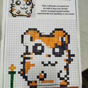 Atividades de Pixel Art para Desenvolver Foco e Coordenação – Material PDF com Vários Níveis