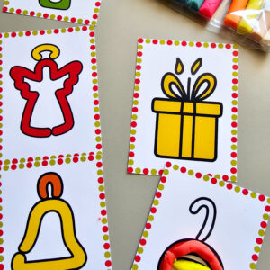 Alternative view of Símbolos Natalinos com Massinha – Atividade Natalina para Imprimir (PDF)