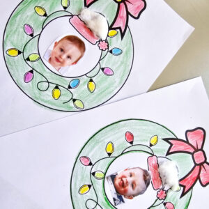 Alternative view of Folhinha Guirlanda Natalina – Atividade para Personalizar com Foto