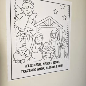 Painel Natalino para Colorir – 3x3 (PDF)