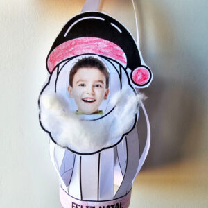 Alternative view of Lamparina de Natal – Monte e Personalize