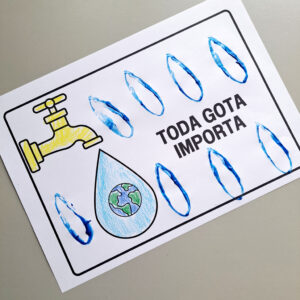 Alternative view of Toda Gota Importa – Atividades de Conscientização Dia Mundial da Água | PDF Educação Infantil  Descrição: