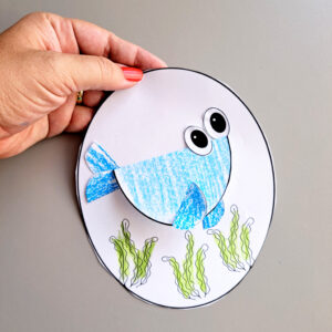 Alternative view of Baleia do Dia da Água – Dobradura Educativa em PDF