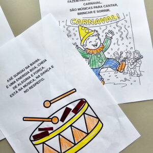 Alternative view of Ritmos do Carnaval – Folhinhas para Colorir (Material Pedagógico em PDF)