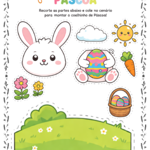 Alternative view of Atividade de Páscoa Recorte e Colagem – Monte sua Cena de Páscoa (PDF Educativo)