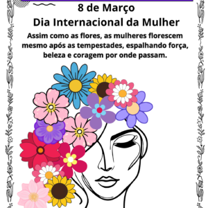 Cabelo de Flores – Atividade Especial para o Dia Internacional da Mulher (8 de Março)