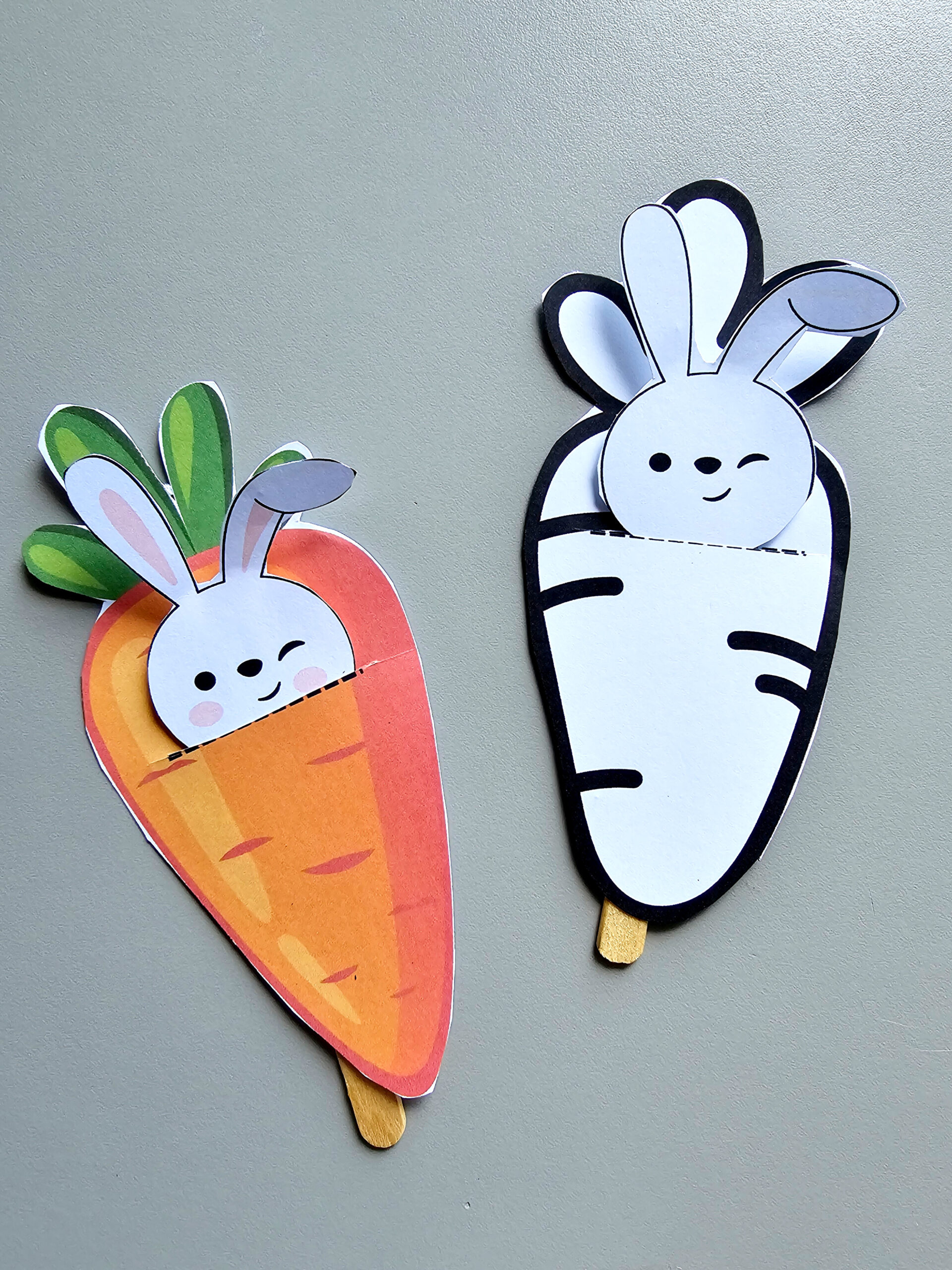 Coelhinho na Cenoura – Atividade Divertida para Pintar, Recortar e Brincar (PDF)