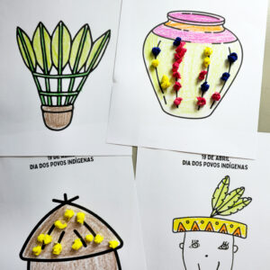 Alternative view of Pinturas dos Povos Indígena | Kit com 14 Atividades Criativas em PDF