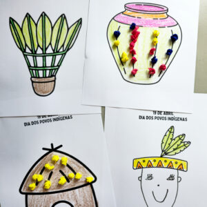 Pinturas dos Povos Indígena | Kit com 14 Atividades Criativas em PDF