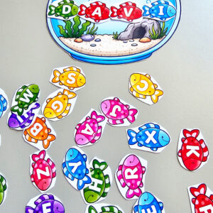 Aquário dos Peixinhos – Letrinhas do Nome