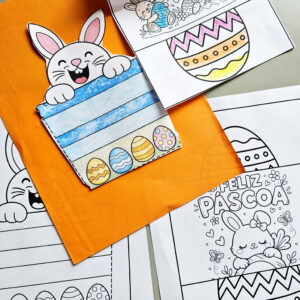 Dobradura do Coelho – Kit de Páscoa Divertido (4 Modelos)