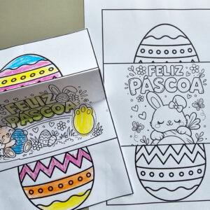 Alternative view of Dobradura do Coelho – Kit de Páscoa Divertido (4 Modelos)