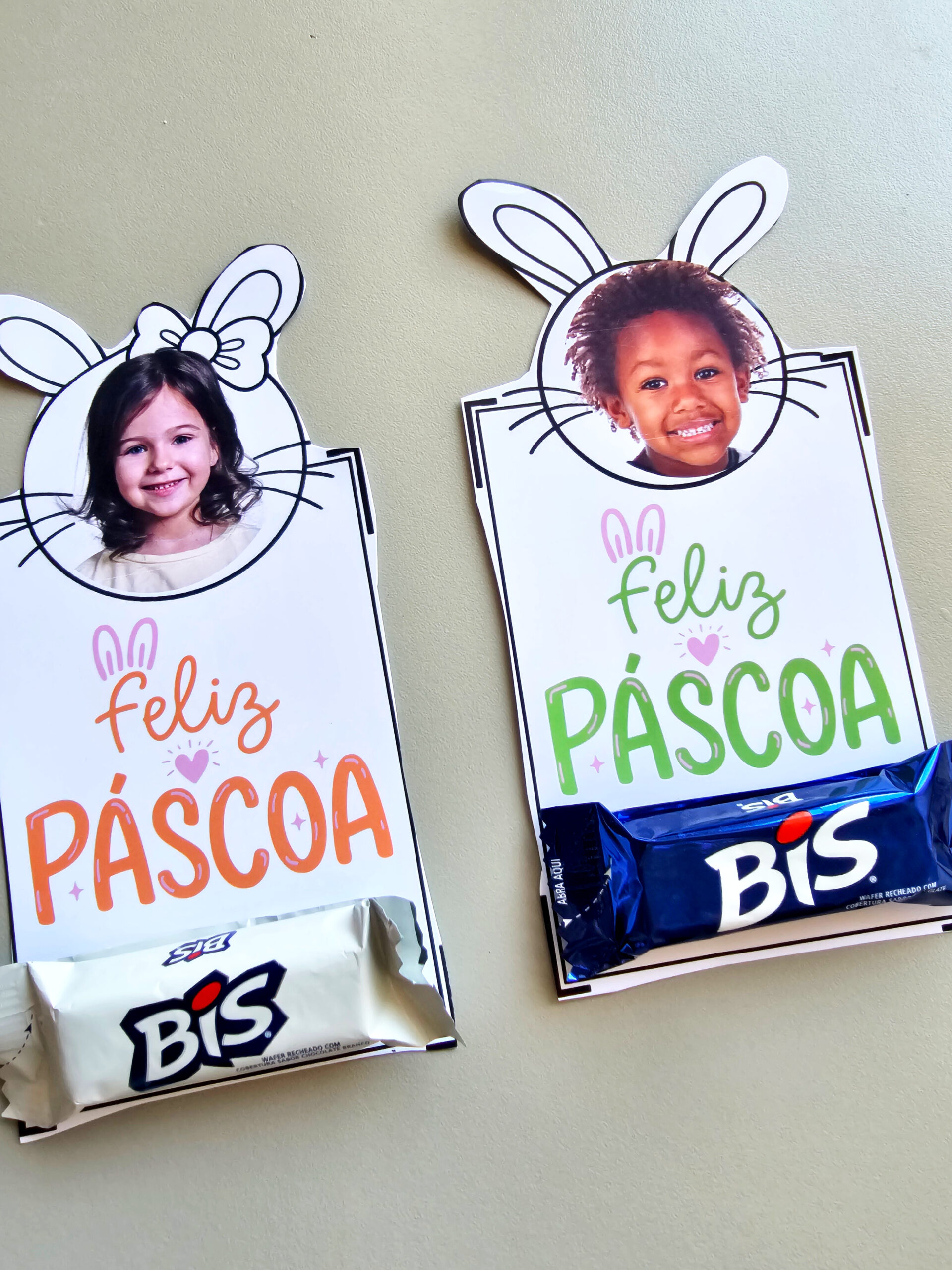 Cartão Lembrancinha de Páscoa Personalizado com Foto – Doce e Cheio de Significado (PDF)