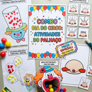 Kit Digital Dia do Circo: Atividades Lúdicas e Pedagógicas (Arquivo em PDF)