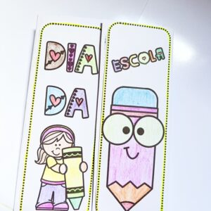 Alternative view of LAPBOOK PARA COLORIR – DIA DA ESCOLA!