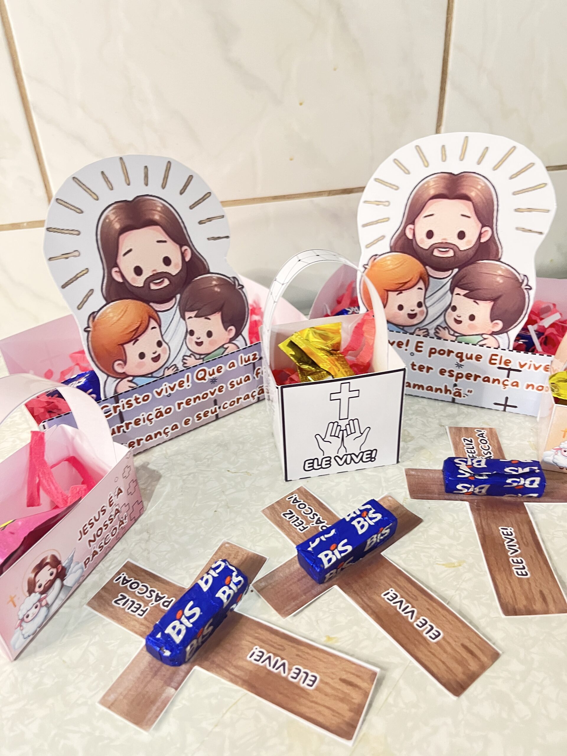 KIT LEMBRANCINHAS DE PÁSCOA CRISTÃ – EDUCAR COM FÉ E AMOR! - Imagem 3