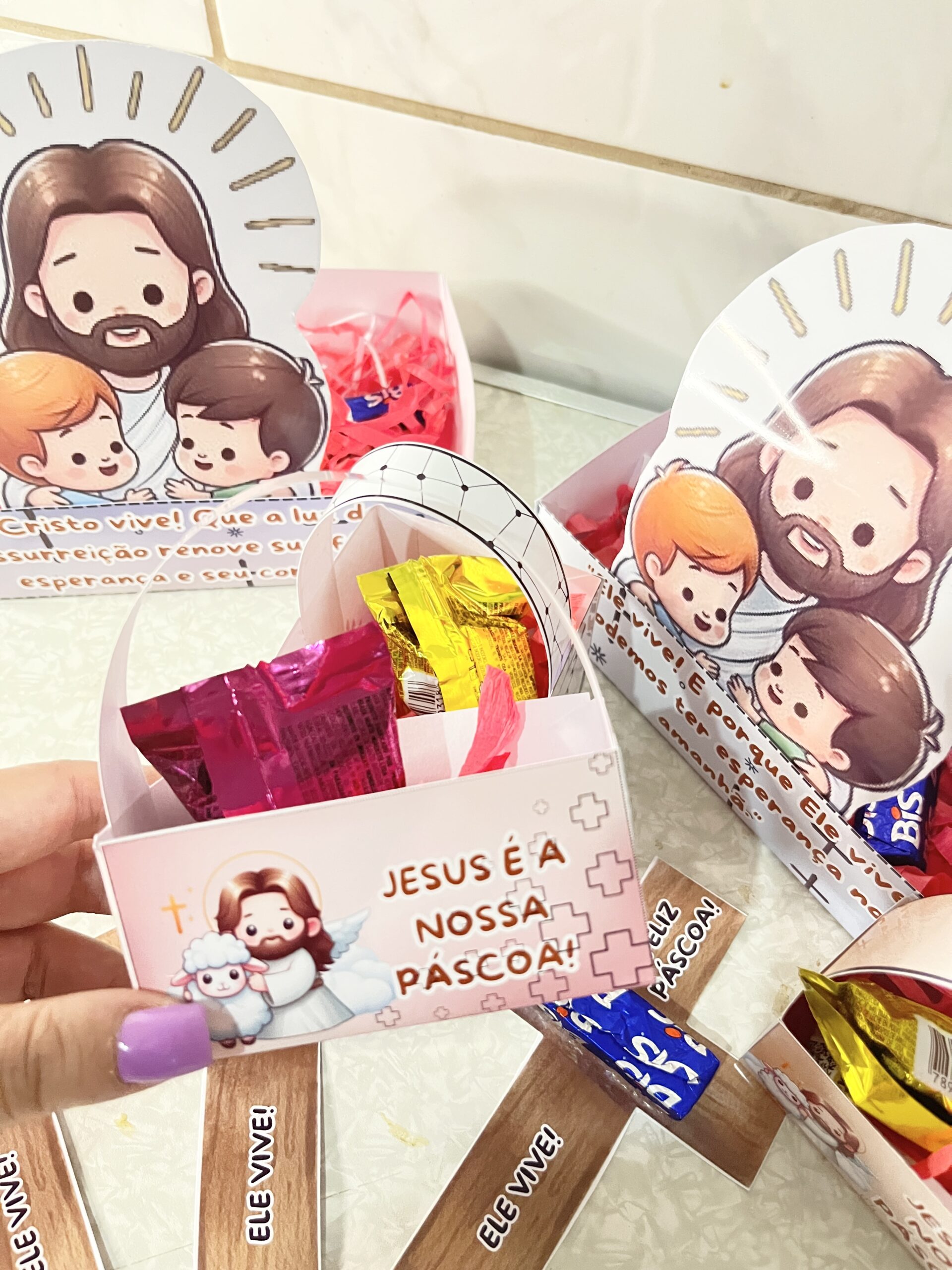 KIT LEMBRANCINHAS DE PÁSCOA CRISTÃ – EDUCAR COM FÉ E AMOR! - Imagem 6