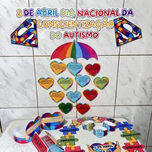 Alternative view of Kit Dia do Autismo – Painel + Atividades de Conscientização (PDF Imprimível)