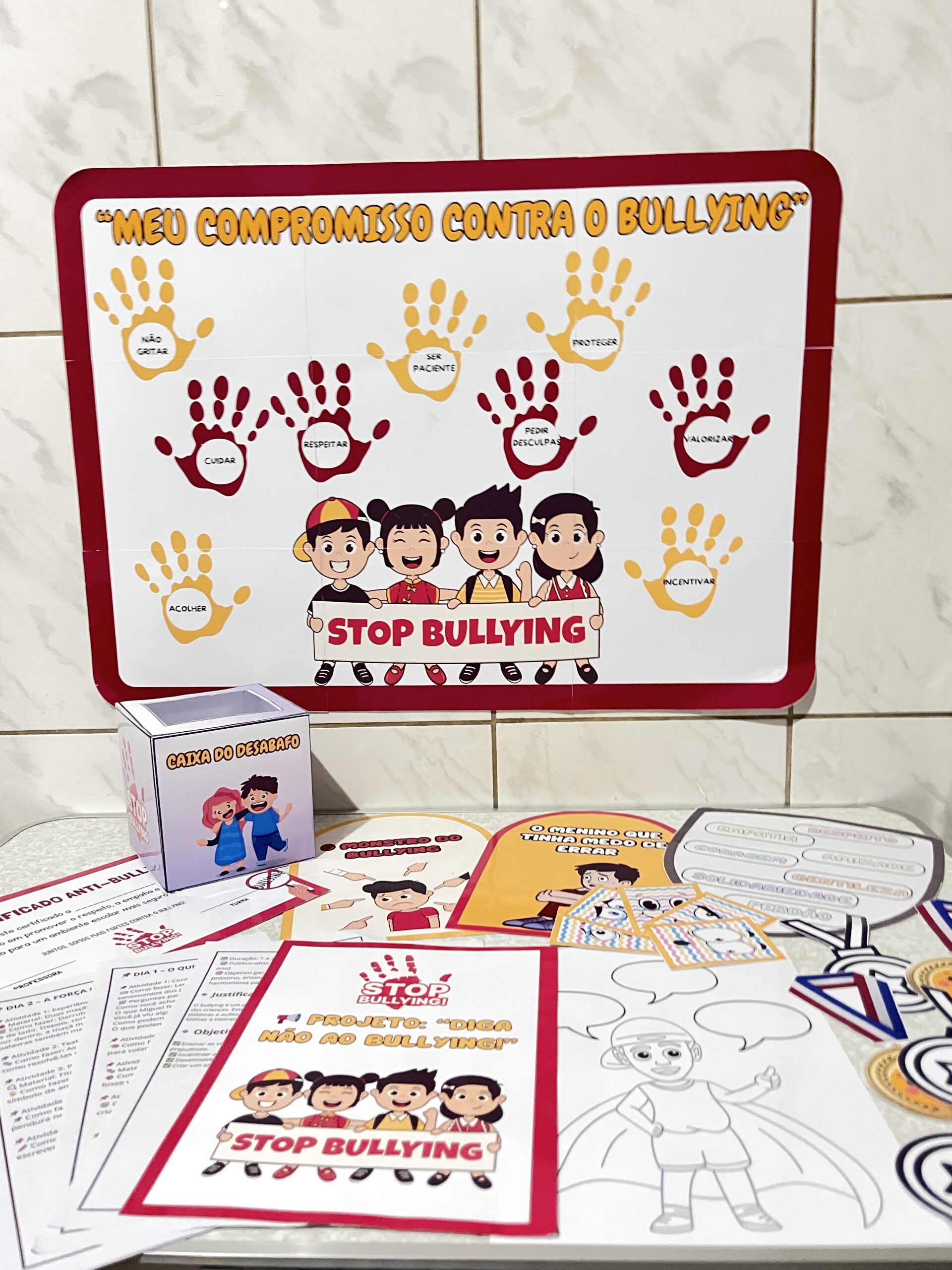 PROJETO COMPLETO: DIGA NÃO AO BULLYING!+20 Recursos Prontos | 5 Aulas | Atividades Interativas para Transformar sua Sala - Imagem 2