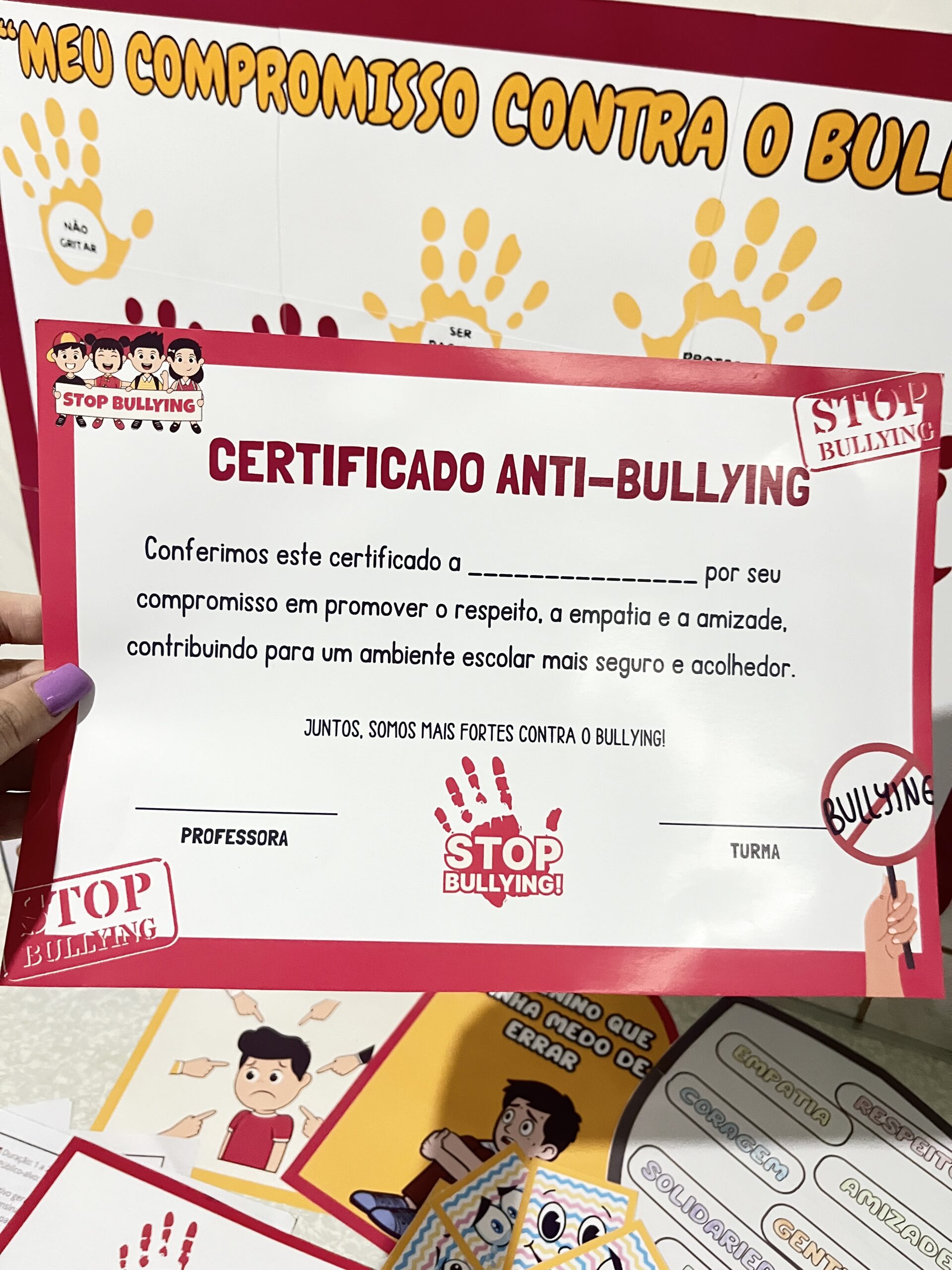PROJETO COMPLETO: DIGA NÃO AO BULLYING!+20 Recursos Prontos | 5 Aulas | Atividades Interativas para Transformar sua Sala - Imagem 8
