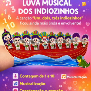 Luva Musical “Os Indiozinhos” em PDF | Atividade Interativa para Contagem na Educação Infantil