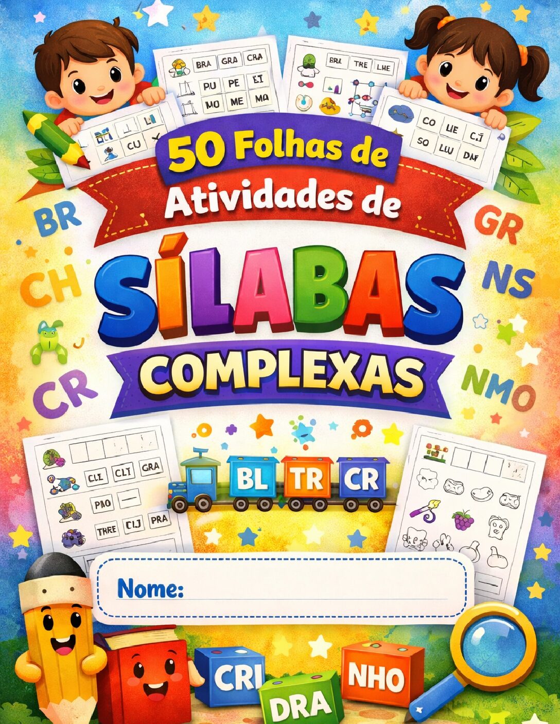 Alternative view of Apostilas de Alfabetização – Sílabas Simples e Sílabas Complexas