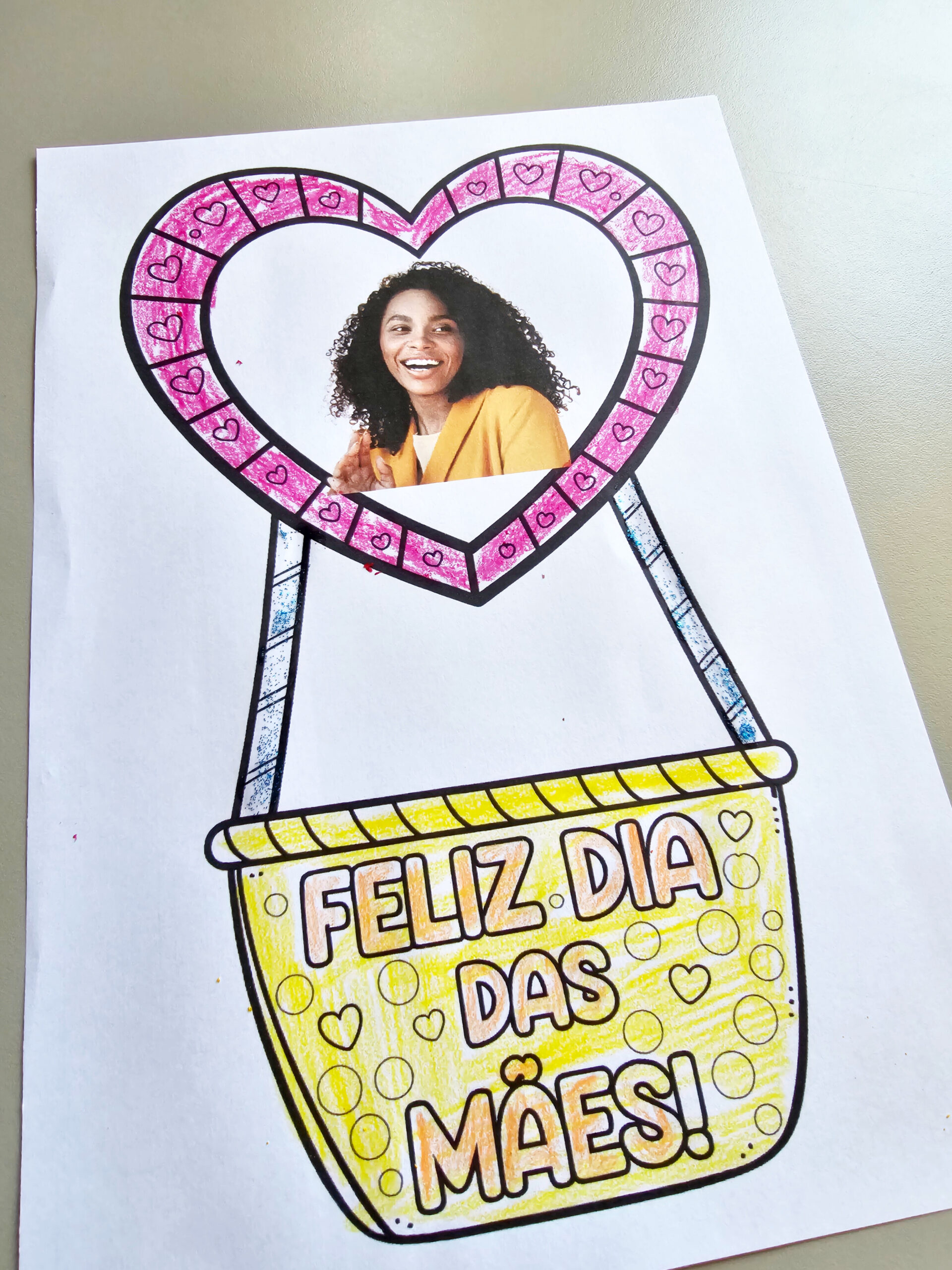 Balão do Dia das Mães – Atividade Lúdica em PDF para Imprimir