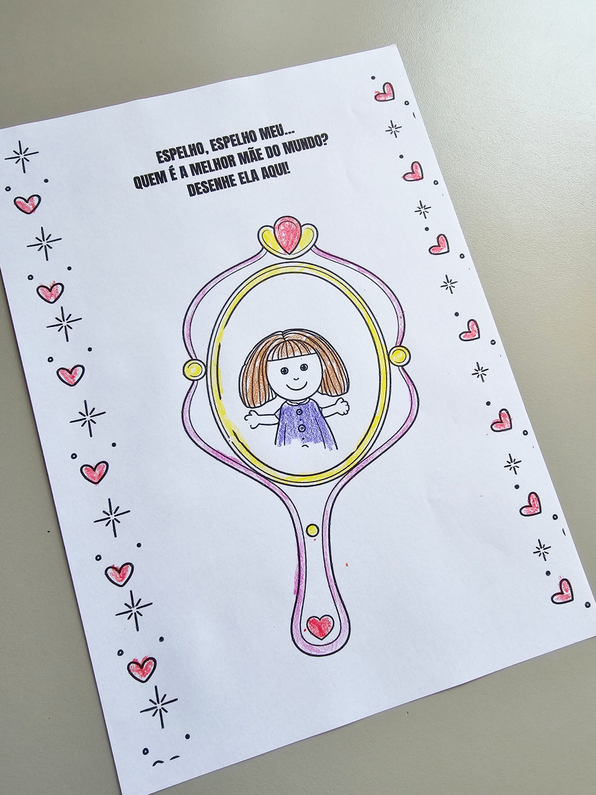 Espelho, Espelho Meu da Mamãe – Atividade em PDF | Dia das Mães - Imagem 2