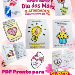 Alternative view of Combo Dia das Mães – 8 Atividades em PDF para Educação Infantil