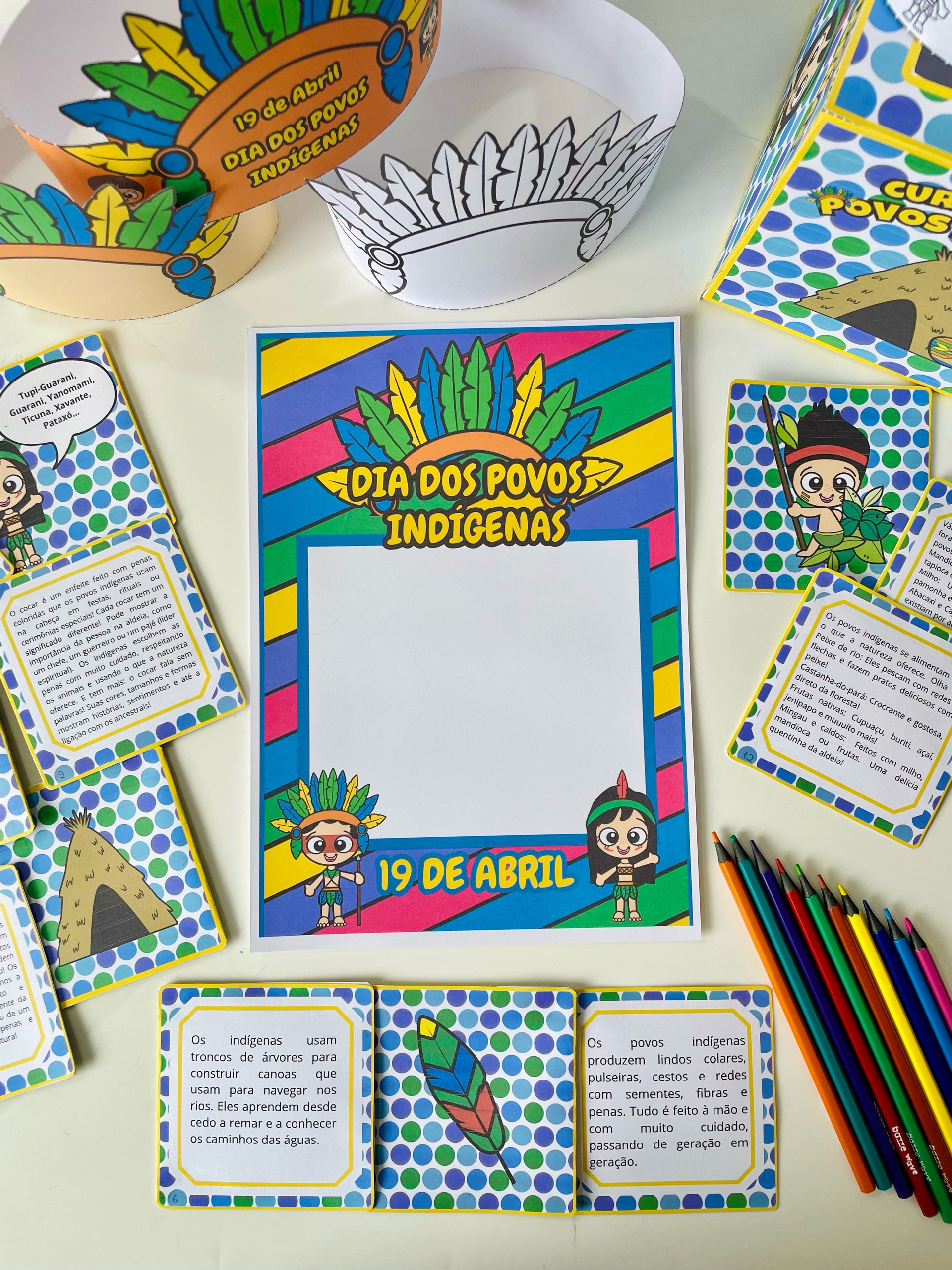 KIT DIA DOS POVOS INDÍGENAS – APRENDIZAGEM LÚDICA E SIGNIFICATIVA - Imagem 12