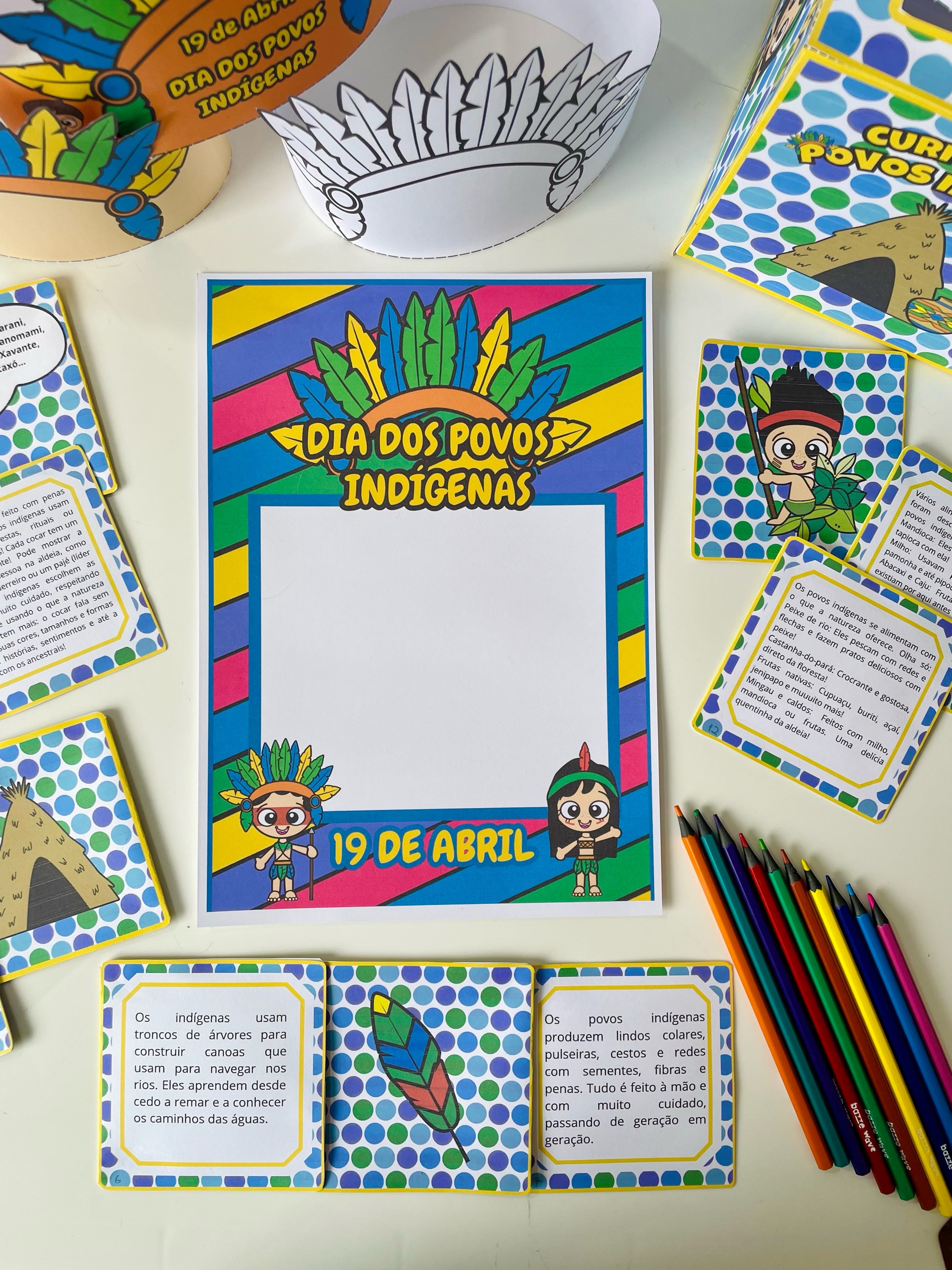 KIT DIA DOS POVOS INDÍGENAS – APRENDIZAGEM LÚDICA E SIGNIFICATIVA - Imagem 11